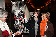 Christian Wolff, Norica-Hengst Janko, Uschi Glas und deren Tochter Julia (Foto: MartiN Schmitz()